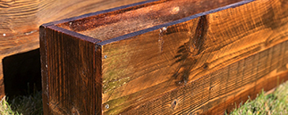 Custom reclaimed rustic wood planters by Urban Garden Studio. Custom Rustic Planters by Urban Garden Studio. Unique handcrafted custom distressed planters for home or business. Built to any size.
